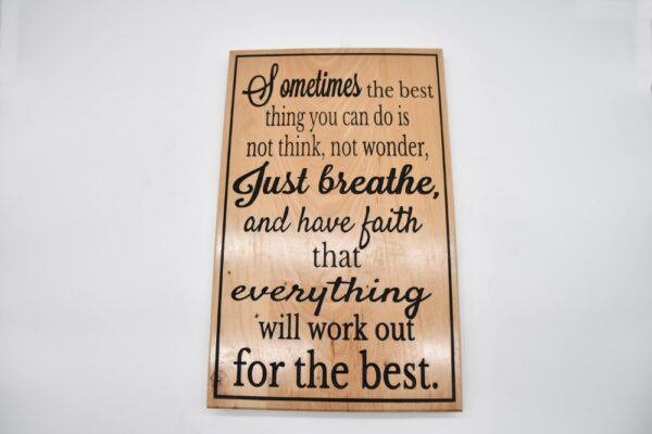 wall decor sign